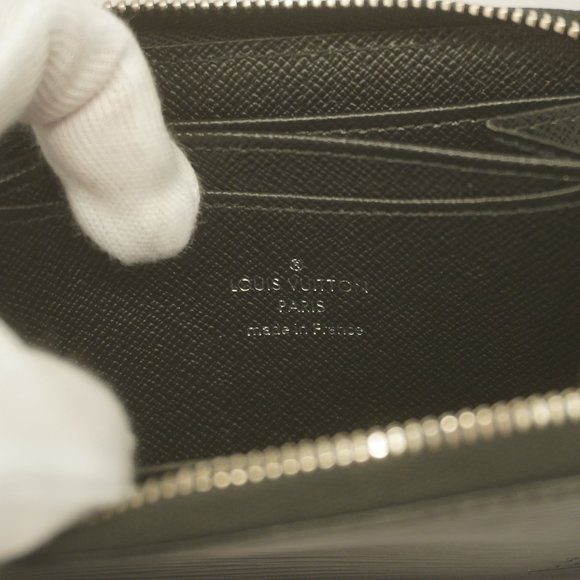 LOUIS VUITTONAuth  Epi Zippy Coin Purse M60152 Women's Coin Purse Noir - Picture 4 of 7